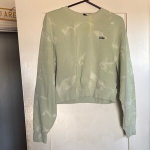 Vans kids M sweatshirt mint green/white/yellow tie dye